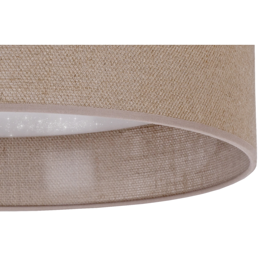 Brilagi - LED Stropní svítidlo VELVET STAR LED/24W/230V pr. 40 cm 3000K/4000K/6400K hnědá