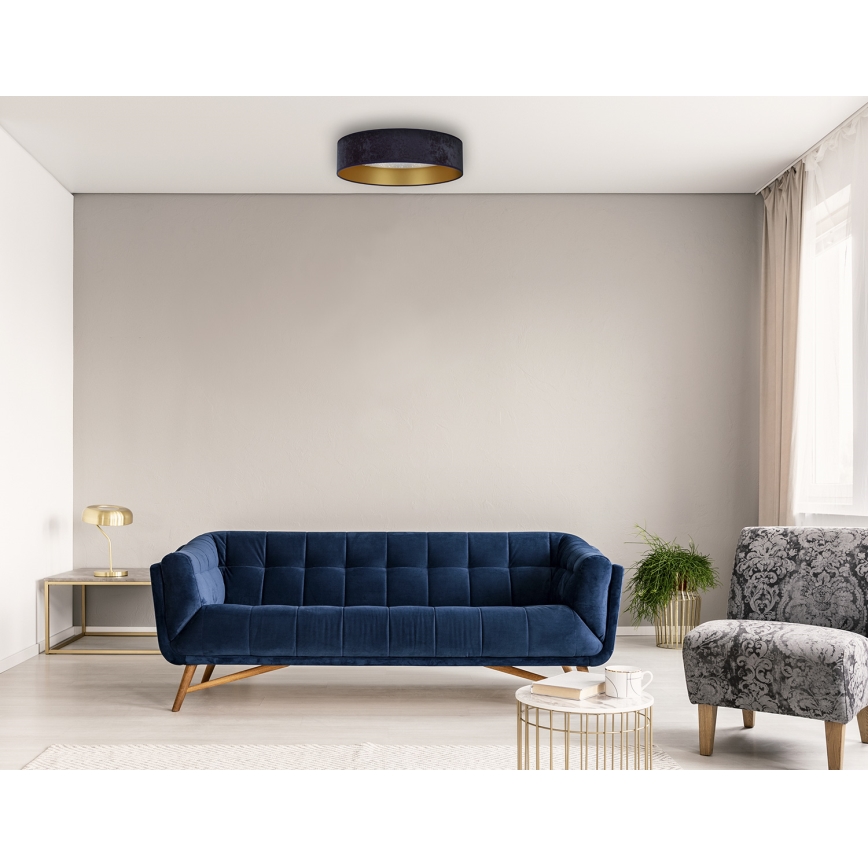 Brilagi - LED Stropní svítidlo VELVET STAR LED/24W/230V pr. 40 cm 3000K/4000K/6400K modrá/zlatá