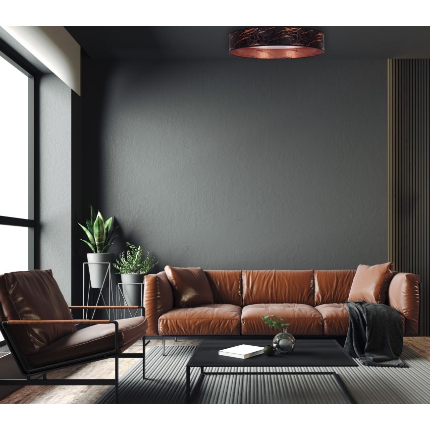 Brilagi - LED Stropní svítidlo VELVET STAR LED/36W/230V pr. 55 cm 3000K/4000K/6400K černá/měděná