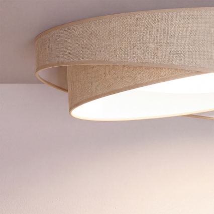 BRILAGI - LED Stropní svítidlo VELVET TWIST LED/24W/230V 4000K pr. 55 cm béžová