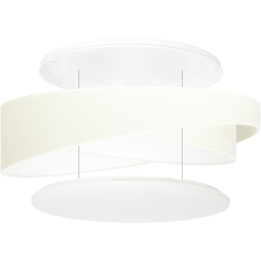 BRILAGI - LED Stropní svítidlo VELVET TWIST LED/24W/230V 4000K pr. 55 cm béžová