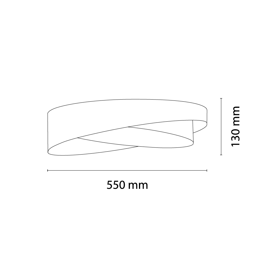 BRILAGI - LED Stropní svítidlo VELVET TWIST LED/24W/230V 4000K pr. 55 cm béžová