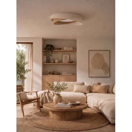 BRILAGI - LED Stropní svítidlo VELVET TWIST LED/24W/230V 4000K pr. 55 cm krémová/béžová
