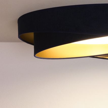 BRILAGI - LED Stropní svítidlo VELVET TWIST LED/24W/230V 4000K pr. 55 cm modrá/zlatá