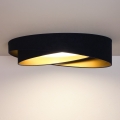 BRILAGI - LED Stropní svítidlo VELVET TWIST LED/24W/230V 4000K pr. 55 cm modrá/zlatá