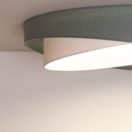 BRILAGI - LED Stropní svítidlo VELVET TWIST LED/24W/230V 4000K pr. 55 cm zelená/bílá
