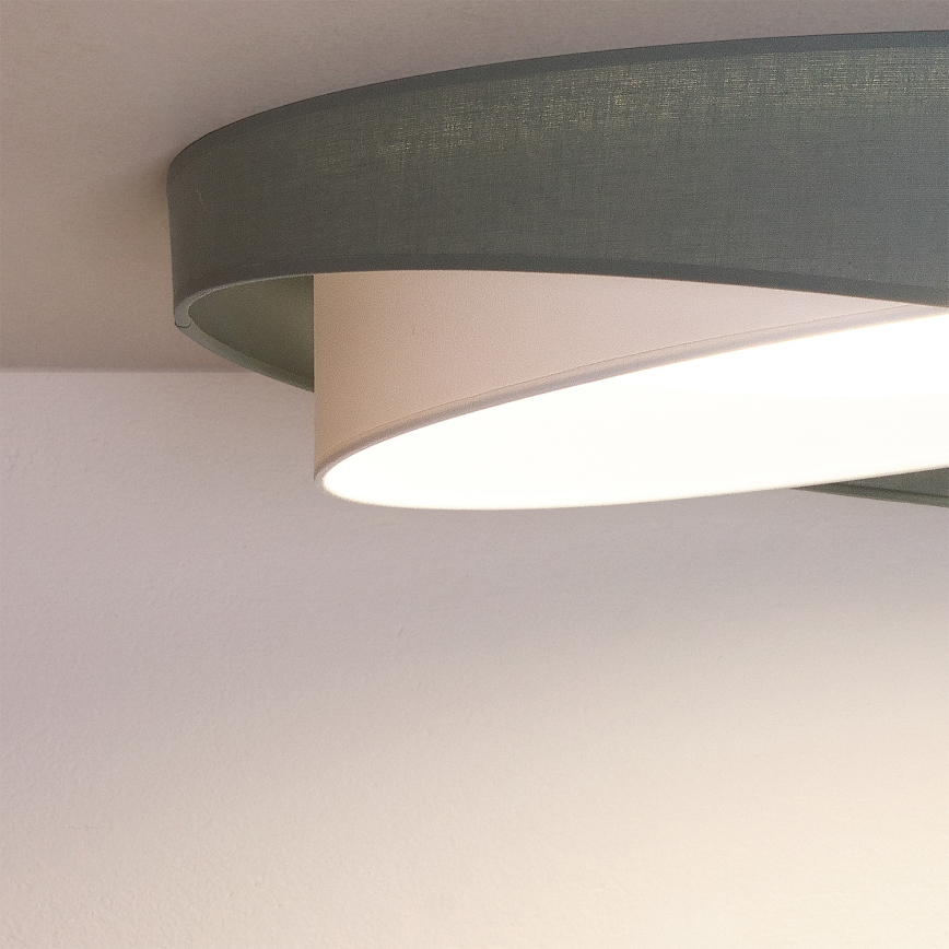 BRILAGI - LED Stropní svítidlo VELVET TWIST LED/24W/230V 4000K pr. 55 cm zelená/bílá