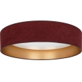 Brilagi - LED Stropní svítidlo VELVET VARI LED/24W/230V 3000/4000/6500K pr. 45 cm vínová/zlatá