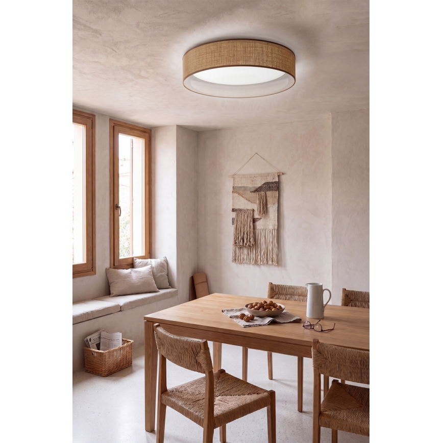Brilagi - LED Stropní svítidlo VELVET VARI LED/24W/230V 3000/4000/6500K pr. 45 cm béžová