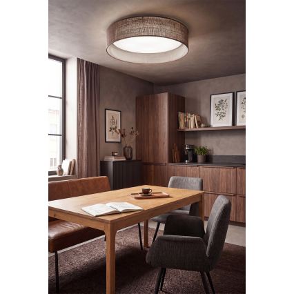 BRILAGI - LED Stropní svítidlo VELVET VARI LED/24W/230V 3000/4000/6500K pr. 45 cm hnědá