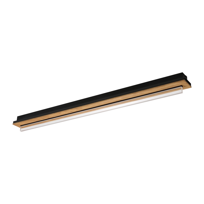 Brilagi - LED Stropní svítidlo WOODY FLAT LED/25W/230V dub/černá