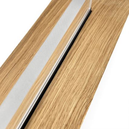 Brilagi - LED Stropní svítidlo WOODY FLAT LED/25W/230V dub/černá