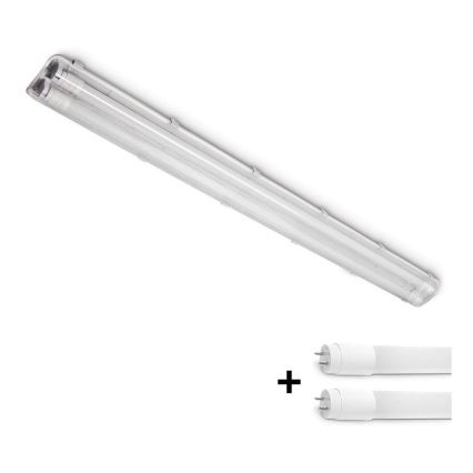 Brilagi - LED Technické zářivkové svítidlo OPTIMA T8 2xG13/18W/230V 4000K IP65 128 cm - paleta 110 ks