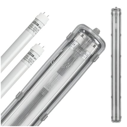 Brilagi - LED Technické zářivkové svítidlo OPTIMA T8 2xG13/18W/230V 6500K IP65 128 cm