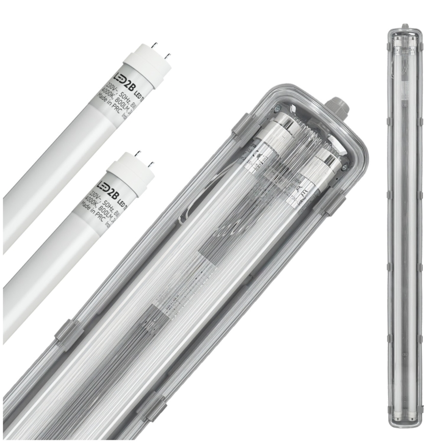 Brilagi - LED Technické zářivkové svítidlo OPTIMA T8 2xG13/18W/230V 6500K IP65 128 cm