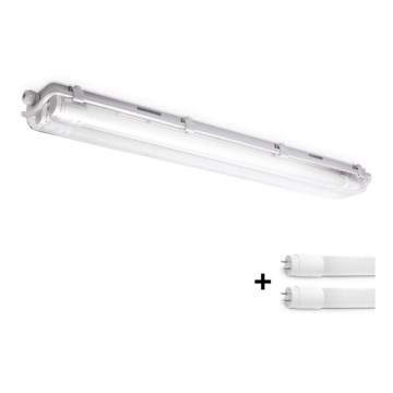 Brilagi - LED technické zářivkové svítidlo OPTIMA T8 2xG13/9W/230V 4000K IP65 67,5 cm