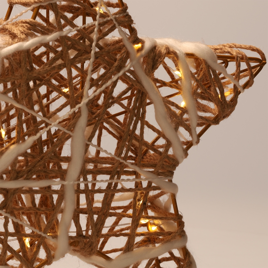 Brilagi - LED Vánoční dekorace LED/2xAA 30x28 cm hvězda