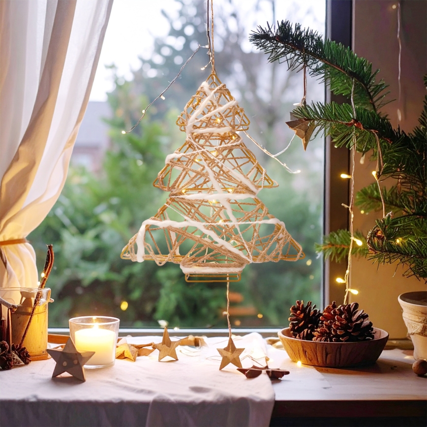 Brilagi - LED Vánoční dekorace LED/2xAA 34x31 cm stromek