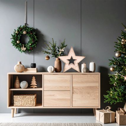 Brilagi - LED Vánoční dekorace LED/2xAA 38x40 cm hvězda