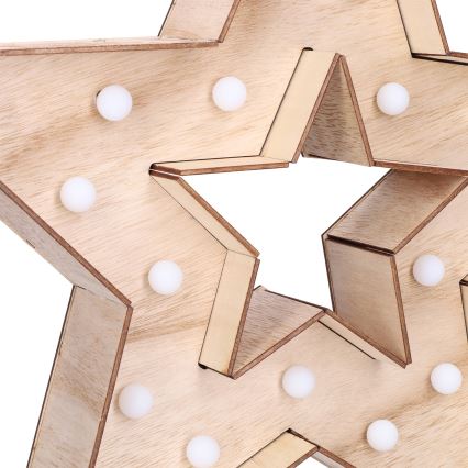 Brilagi - LED Vánoční dekorace LED/2xAA 38x40 cm hvězda