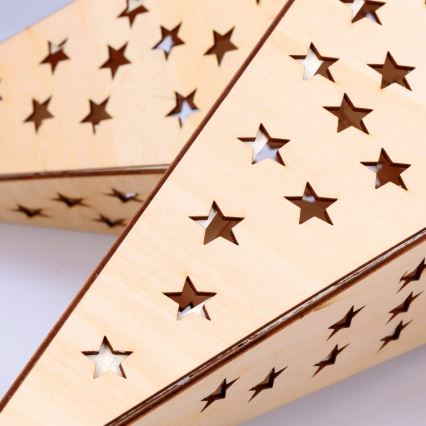 Brilagi - LED Vánoční dekorace LED/2xAA 59x55 cm hvězda