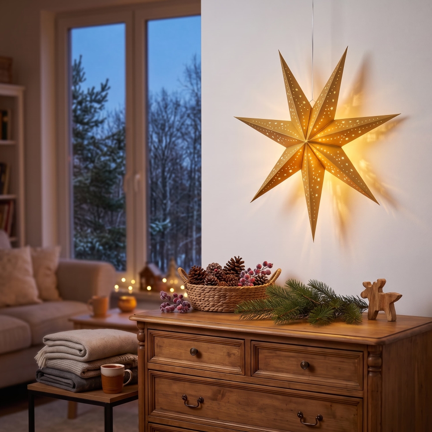 BRILAGI - LED Vánoční dekorace LED/2xAA 60 cm hvězda