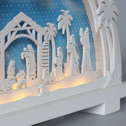Brilagi - LED Vánoční dekorace LED/2xAA betlém