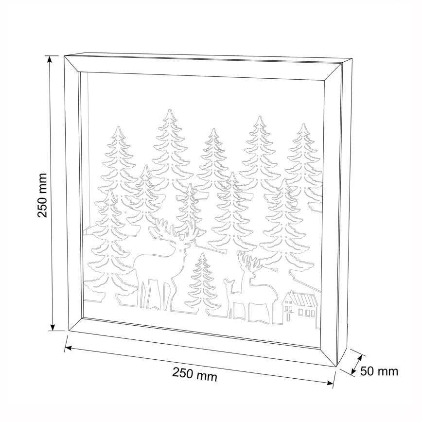 BRILAGI - LED Vánoční dekorace LED/2xAA