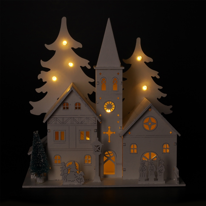 Brilagi - LED Vánoční dekorace LED/2xAA kostelík