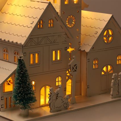 Brilagi - LED Vánoční dekorace LED/2xAA kostelík