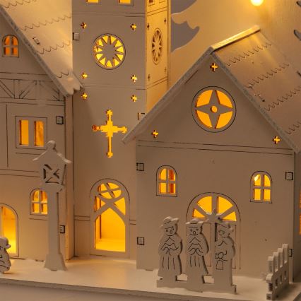 Brilagi - LED Vánoční dekorace LED/2xAA kostelík