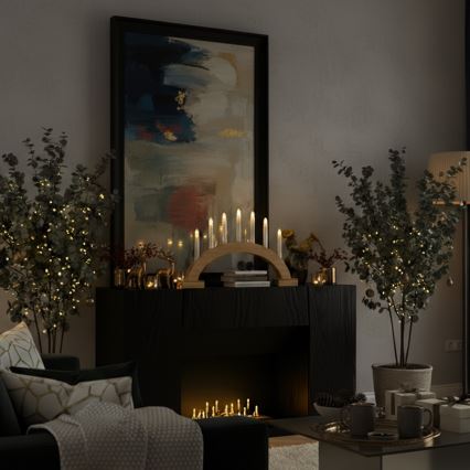 Brilagi - LED Vánoční svícen 7xLED/2xAA 28x45 cm