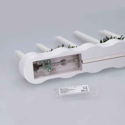 BRILAGI - LED Vánoční svícen 7xLED/2xAA bílá