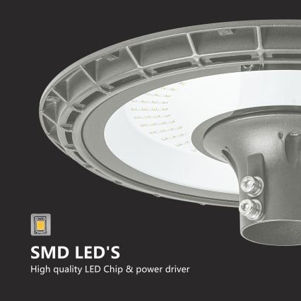 BRILAGI - LED Venkovní pouliční lampa se sloupem 3 m URBANSPARK LED/120W/230V šedá IP65