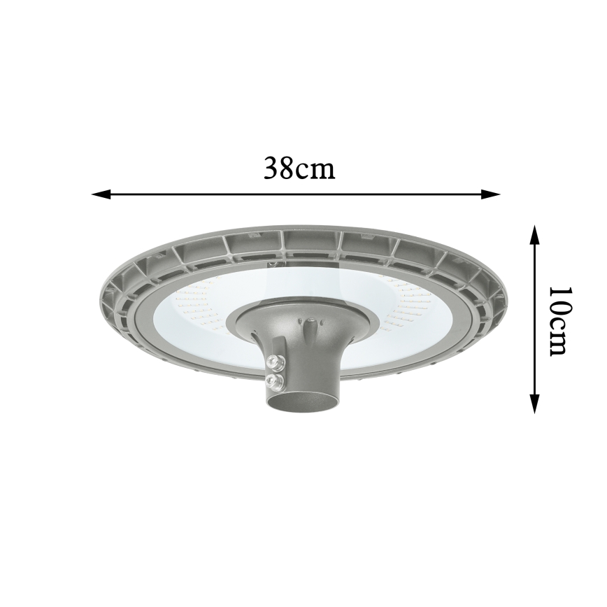 BRILAGI - LED Venkovní pouliční lampa se sloupem 3 m URBANSPARK LED/120W/230V šedá IP65