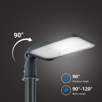 Brilagi - LED Venkovní pouliční lampa se sloupem a kloubem 3 m URBANLIGHT LED/100W/230V antracit IP65