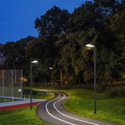 Brilagi - LED Venkovní pouliční lampa se sloupem a kloubem 3 m URBANLIGHT LED/100W/230V černá IP65