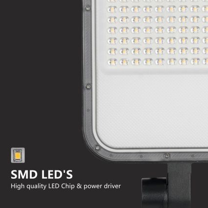 Brilagi - LED Venkovní pouliční lampa se sloupem a kloubem 3 m URBANLIGHT LED/100W/230V černá IP65
