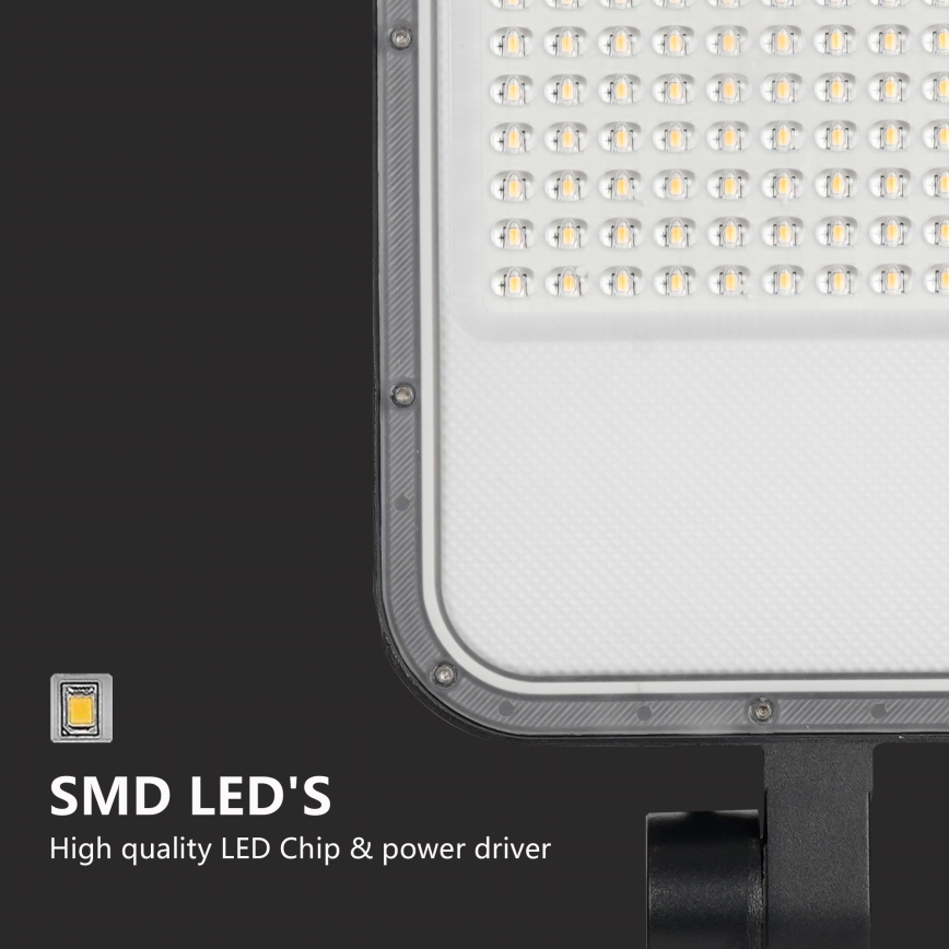 Brilagi - LED Venkovní pouliční lampa se sloupem a kloubem 3 m URBANLIGHT LED/100W/230V černá IP65
