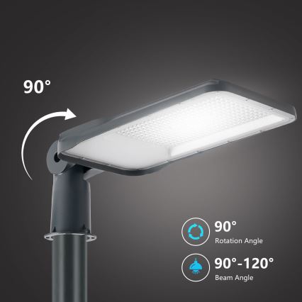 Brilagi - LED Venkovní pouliční lampa se sloupem a kloubem 3 m URBANLIGHT LED/200W/230V antracit IP65