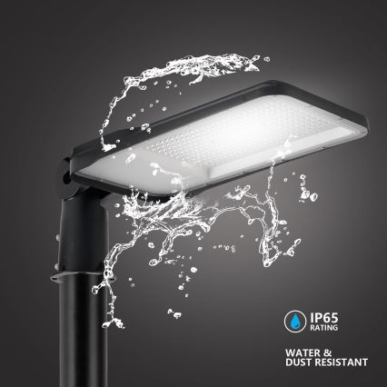 Brilagi - LED Venkovní pouliční lampa se sloupem a kloubem 3 m URBANLIGHT LED/200W/230V černá IP65