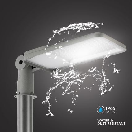 Brilagi - LED Venkovní pouliční lampa se sloupem a kloubem 3 m URBANLIGHT LED/200W/230V šedá IP65