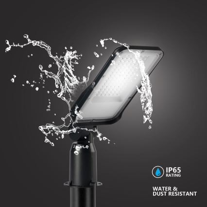 Brilagi - LED Venkovní pouliční lampa se sloupem a kloubem 3 m URBANLIGHT LED/50W/230V černá IP65