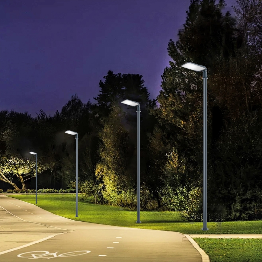 Brilagi - LED Venkovní pouliční lampa se sloupem a kloubem 4 m URBANLIGHT LED/100W/230V antracit IP65
