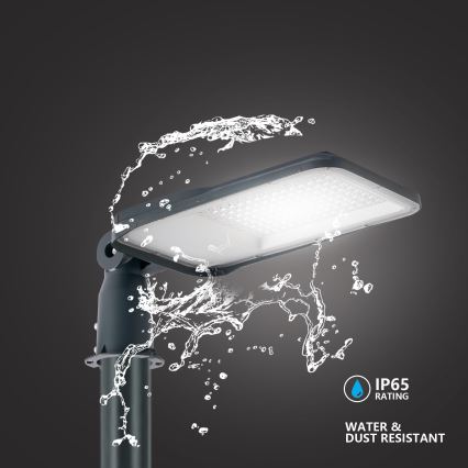 Brilagi - LED Venkovní pouliční lampa se sloupem a kloubem 4 m URBANLIGHT LED/100W/230V antracit IP65