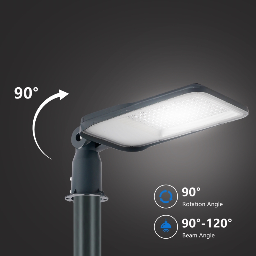 Brilagi - LED Venkovní pouliční lampa se sloupem a kloubem 4 m URBANLIGHT LED/100W/230V antracit IP65