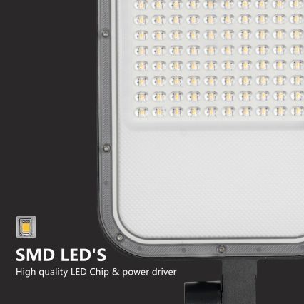 Brilagi - LED Venkovní pouliční lampa se sloupem a kloubem 4 m URBANLIGHT LED/100W/230V černá IP65