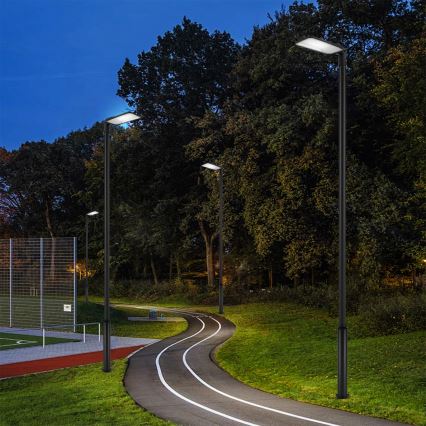 Brilagi - LED Venkovní pouliční lampa se sloupem a kloubem 5 m URBANLIGHT LED/200W/230V černá IP65