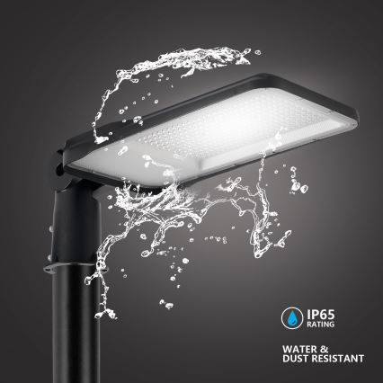 Brilagi - LED Venkovní pouliční lampa se sloupem a kloubem 5 m URBANLIGHT LED/200W/230V černá IP65