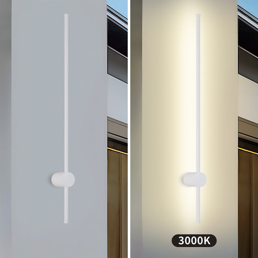 Brilagi - LED Venkovní nástěnné svítidlo AURA LED/20W/230V 3000K IP54 97 cm bílá CRI 90